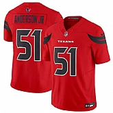 Men & Women & Youth Houston Texans #51 Will Anderson Jr. Red 2024 Alternate F.U.S.E Vapor Football Stitched Jersey,baseball caps,new era cap wholesale,wholesale hats
